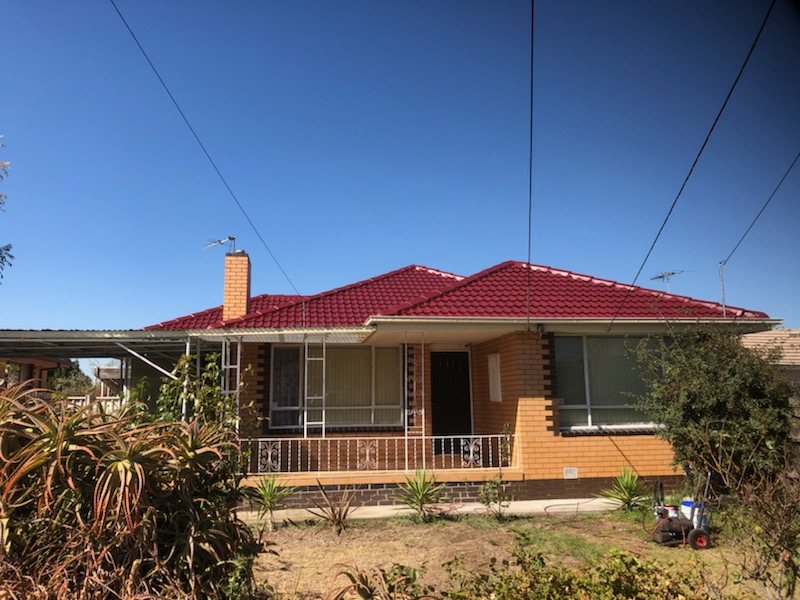 Restored roof on a Melbourne home